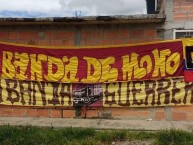 Trapo - Bandeira - Faixa - Telón - Trapo de la Barra: Revolución Vinotinto Sur • Club: Tolima