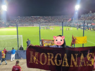 Trapo - Bandeira - Faixa - Telón - "Morganas2" Trapo de la Barra: Revolución Vinotinto Sur &bull; Club: Tolima &bull; País: Colombia