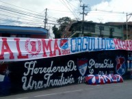 Trapo - Bandeira - Faixa - Telón - Trapo de la Barra: Rexixtenxia Norte • Club: Independiente Medellín • País: Colombia