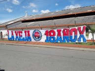 Trapo - Bandeira - Faixa - Telón - Trapo de la Barra: Rexixtenxia Norte • Club: Independiente Medellín • País: Colombia