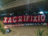 Trapo - Bandeira - Faixa - Telón - Trapo de la Barra: Rexixtenxia Norte • Club: Independiente Medellín