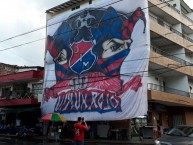 Trapo - Bandeira - Faixa - Telón - Trapo de la Barra: Rexixtenxia Norte • Club: Independiente Medellín • País: Colombia