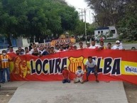 Trapo - Bandeira - Faixa - Telón - Trapo de la Barra: Sentimiento Albo • Club: Atlético Grau