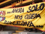 Trapo - Bandeira - Faixa - Telón - Trapo de la Barra: Sur Oscura • Club: Barcelona Sporting Club