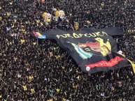 Trapo - Bandeira - Faixa - Telón - Trapo de la Barra: Sur Oscura • Club: Barcelona Sporting Club