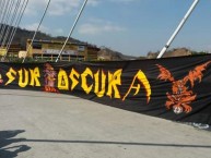 Trapo - Bandeira - Faixa - Telón - "Sur Oscura USA" Trapo de la Barra: Sur Oscura • Club: Barcelona Sporting Club