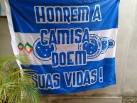 Trapo - Bandeira - Faixa - Telón - Trapo de la Barra: Torcida Fanáti-Cruz • Club: Cruzeiro