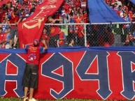 Trapo - Bandeira - Faixa - Telón - "Trapo principal" Trapo de la Barra: Turba Roja • Club: Deportivo FAS