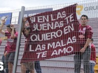 Trapo - Bandeira - Faixa - Telón - "Si en las buenas te quiero en las malas te amo" Trapo de la Barra: Ultra Morada • Club: Saprissa • País: Costa Rica