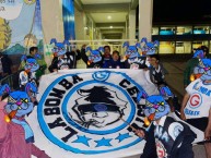 Trapo - Bandeira - Faixa - Telón - "LA BOMBONERA" Trapo de la Barra: Vendaval Celeste • Club: Deportivo Garcilaso • País: Peru