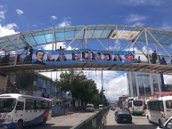 Trapo - Bandeira - Faixa - Telón - "LOS MISMOS LOCOS DE SIEMPRE" Trapo de la Barra: Vendaval Celeste • Club: Deportivo Garcilaso