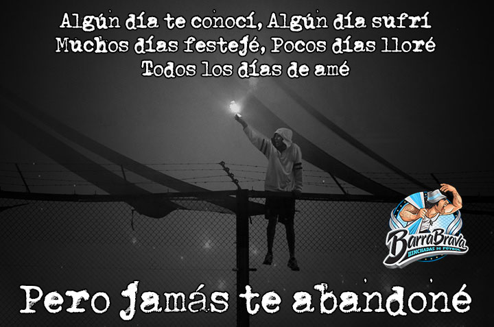 Algún día te conocí Algún día sufrí Muchos días festejé Pocos días lloré Todos los días de amé Pero jamás te abandoné