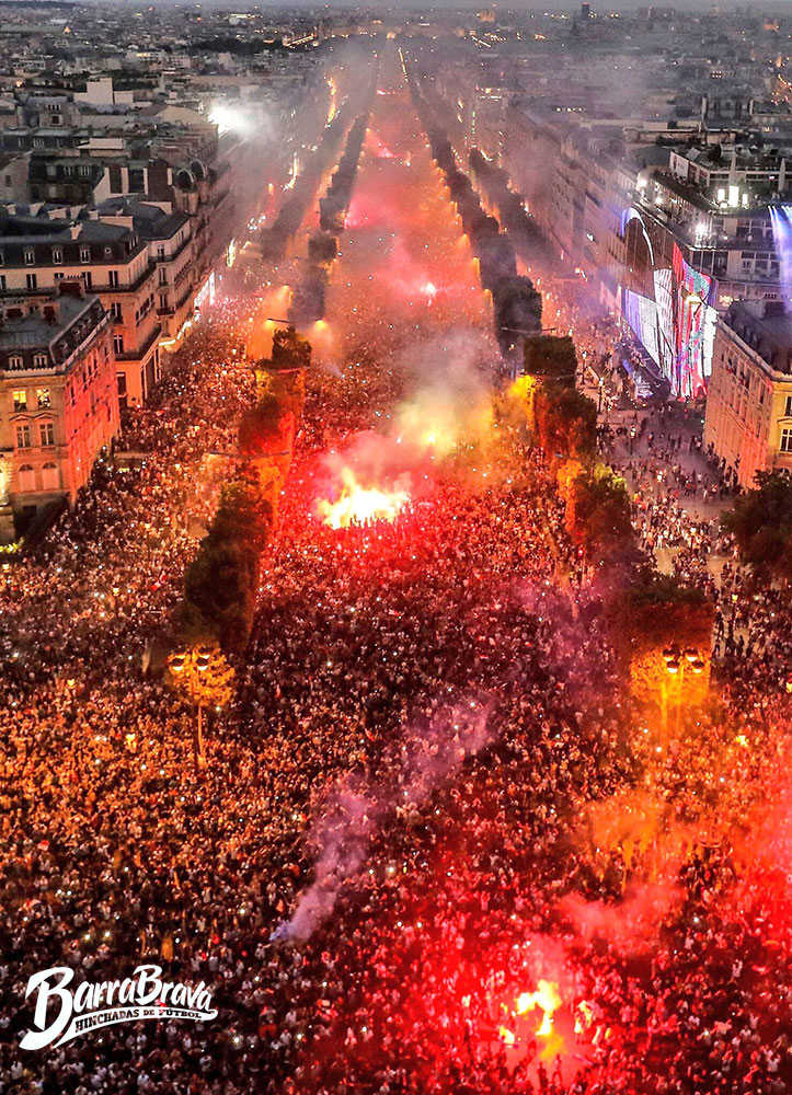 Festejos en Paris 15/07/2018