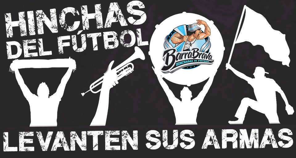 Hinchas del fútbol levanten sus armas