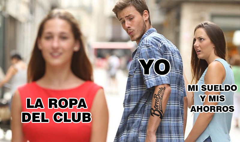 La ropa del club...