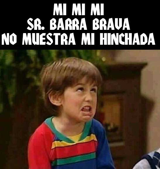 Mi Mi Mi Sr Barra Brava No Muestra Mi Hinchada