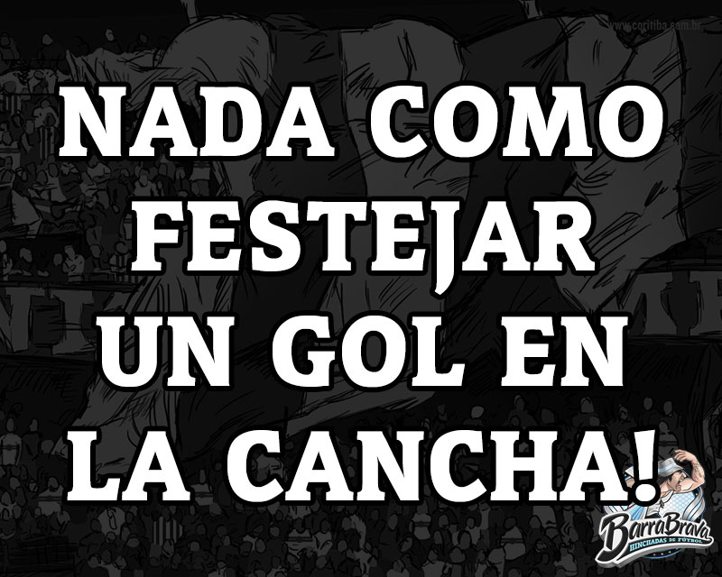 Nada como festejar un gol en la cancha!