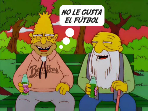 No le gusta el fútbol