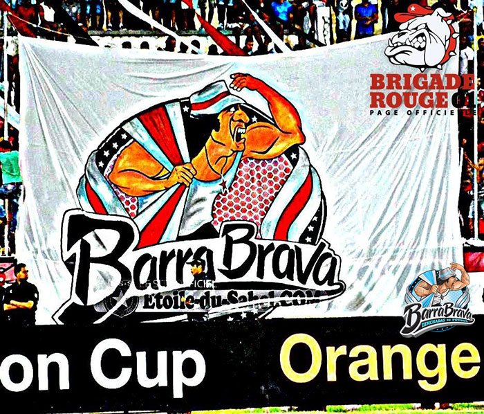 BARRA BRAVA PTE Brigade Rouge 2001 - Sousse - Tunisia Saludos a toda la gente de Tunisia!!!