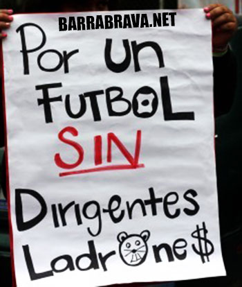 Por un fútbol sin dirigentes ladrones