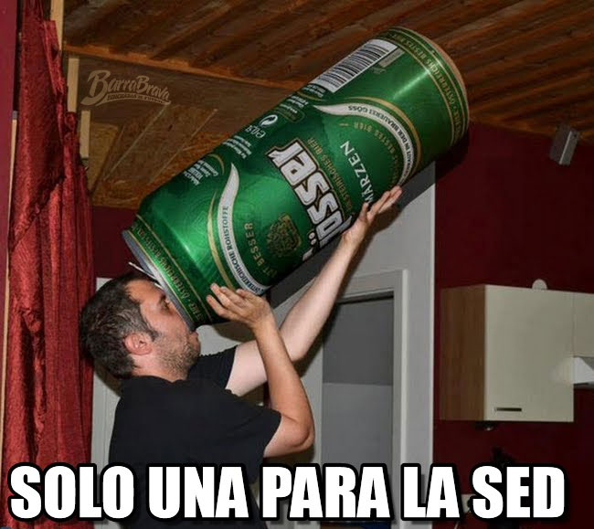 Solo una para la sed